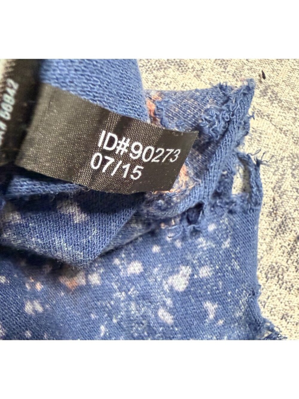 Express x Dro Lab Custom 1/1 Reworked Dyed Distressed Hand Treated Polo - Picture 6 of 8